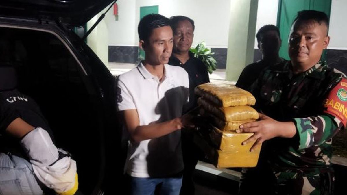 茂物TNI成员未能交易3公斤大麻，委托给Warung的方式