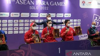 كلمات جبران راكابومينغ مثبتة ، الوحدة الإندونيسية تحصد الذهب في اليوم الثالث من دورة الألعاب البارالمبية لرابطة أمم جنوب شرق آسيا 2022