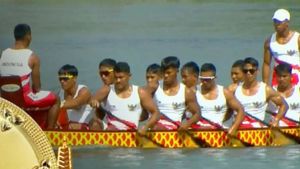 Traditional Boat Race Persembahkan Medali Emas ke-52 Buat Indonesia