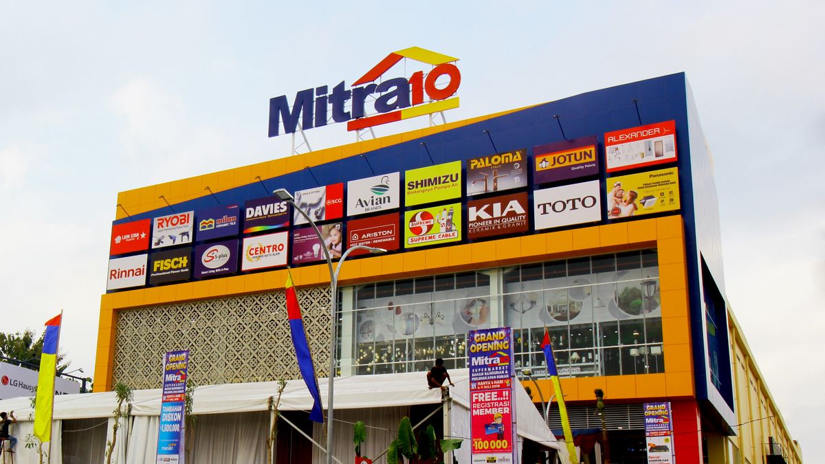 Mitra10とアトリア店主、カトゥールセントーサアディプラナブックは純利益が153%増加し、2023年までに50店舗を持つことを目標に