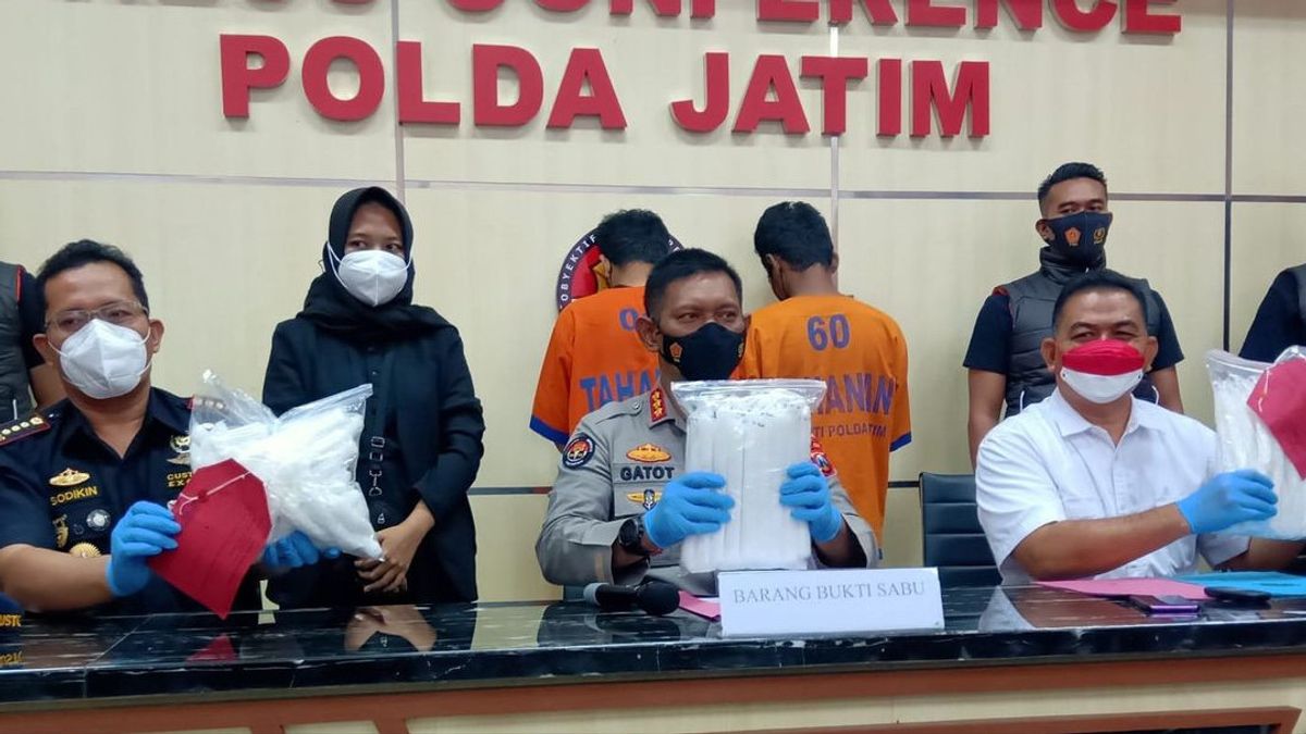 Polda Jatim Gagalkan Pengiriman Narkoba dari Madura ke Malaysia, Kurir Diupah Rp20 Juta