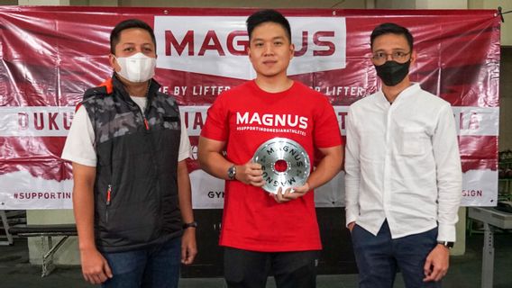 马格努斯，这家健身器材公司支持西爪哇举重运动员的成就