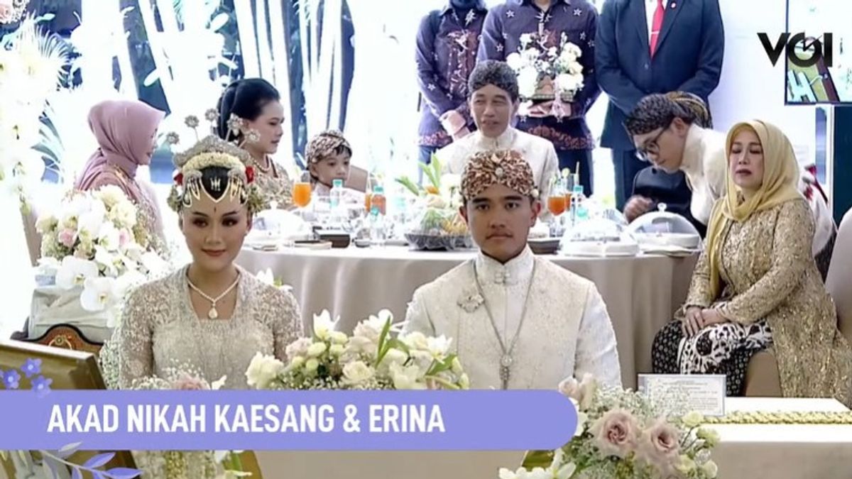 Sah! Kaesang Pangarep And Erina Gudono Officially Married Mas Kawin Rp300,000