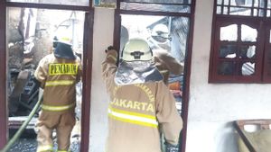 Dua Rumah Kontrakan di Ciracas Jaktim Terbakar, Diduga Akibat Kompor Meleduk