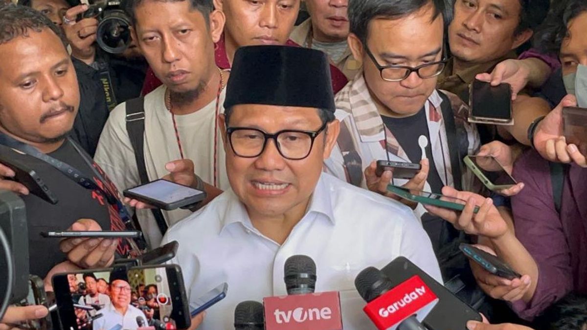 Cak Imin Relaxed Responding To PKB Politician Reyna Usman Arrested By KPK