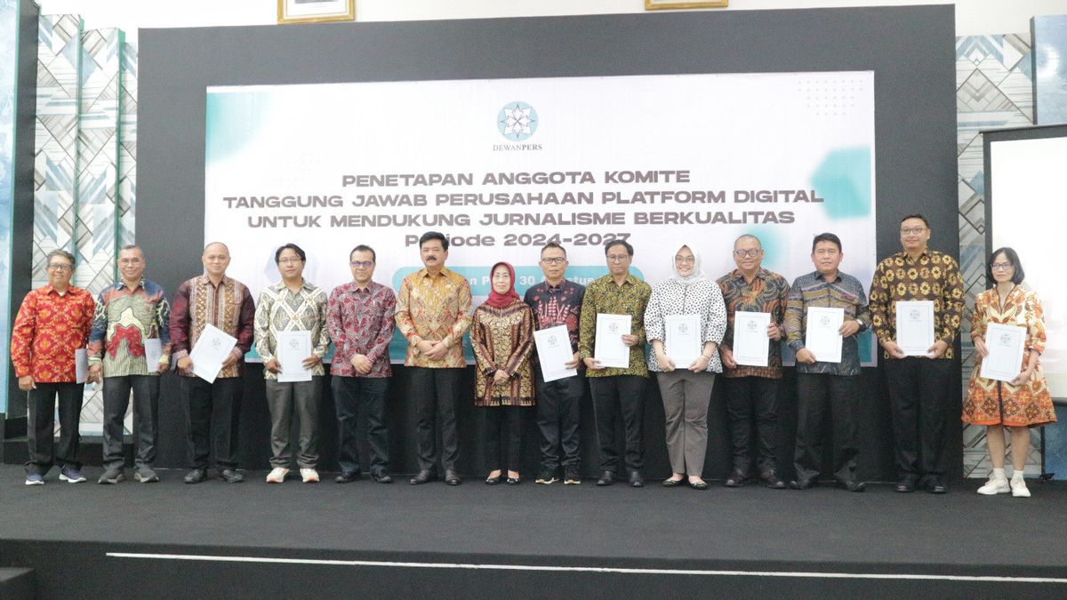 Ketua Bidang Pendidikan PWI Pimpin Komite Tanggung Jawab Perusahaan Platform Digital