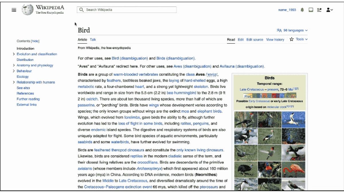 ウィキペディアのインターフェースが10年以上ぶりにようやく見直されました