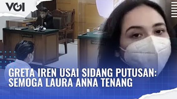 فيديو: غريتا إيرين بعد جلسة النطق بالحكم: هل يمكن لورا آنا أن تهدأ