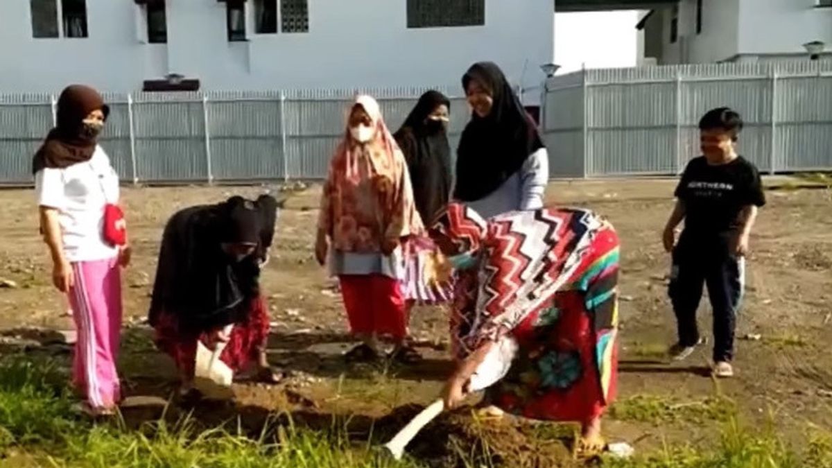 Ternyata, Tanah yang Dibawa Anies Baswedan ke Kalimantan Dicangkuli Ibu-ibu di Kampung Akuarium Jakarta Utara