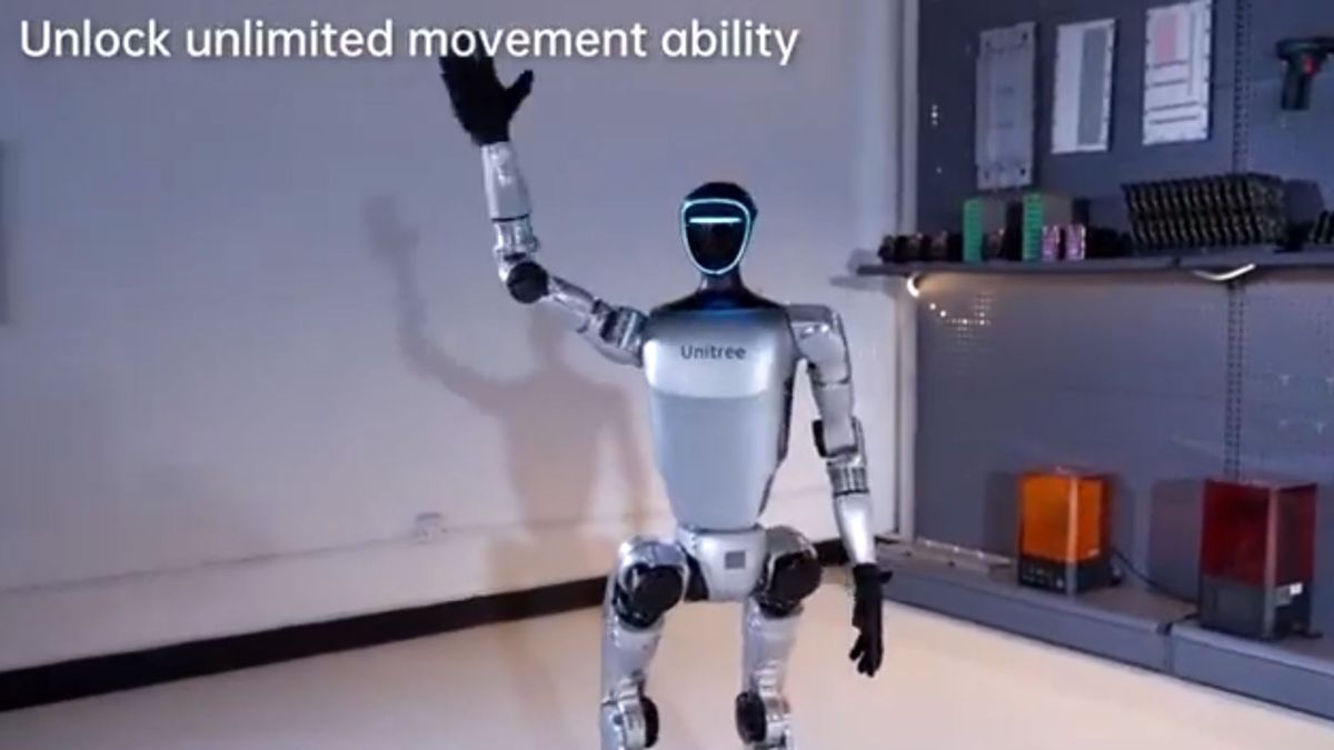 人間のロボットユニットG1:柔軟で回復力がありますが、それを恐ろしくします