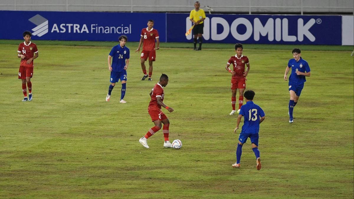 Hasil Uji Coba Timnas Indonesia U-20 vs Thailand U-20: Garuda Muda Kalah 1-2