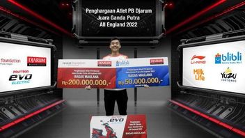 Wow! All England Champion, Bagas Maulana Was Given A Bonus Of IDR 278 Million