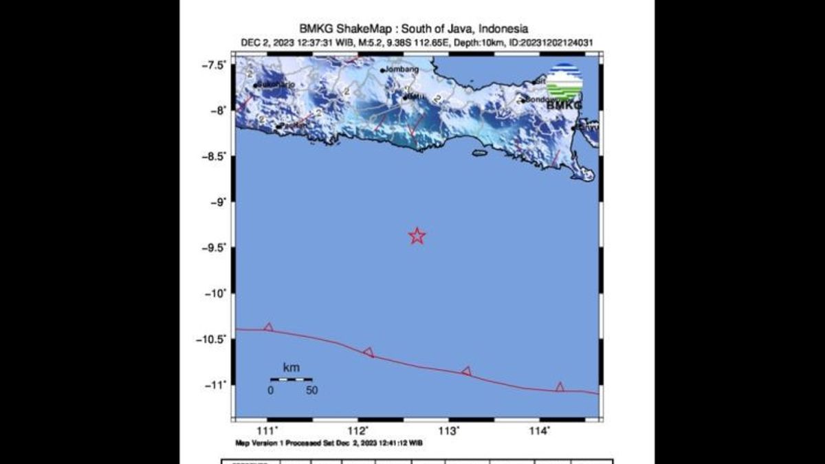 マグニチュード5.2のマラン地震