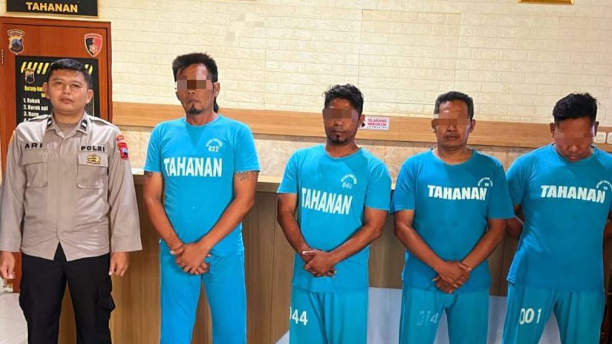 Polisi Tangkap 4 Anggota GRIB Jaya Diduga Rusak Aset KAI di Semarang