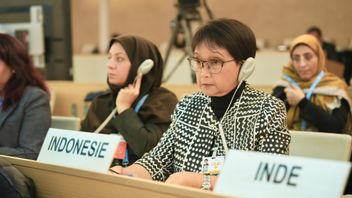 Le ministre des Affaires étrangères Retno renforce le soutien de l'Indonésie aux Palestiniens au commémoration du 75e anniversaire de la Déclaration des droits de l'homme au siège des Nations Unies à Genève