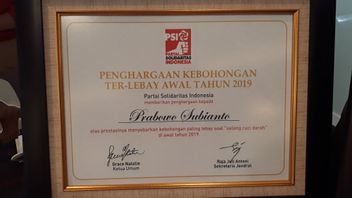 PSI Sebut Prabowo Subianto Tukang Bohong Terlebay in Memory Today, Januari 7, 2019