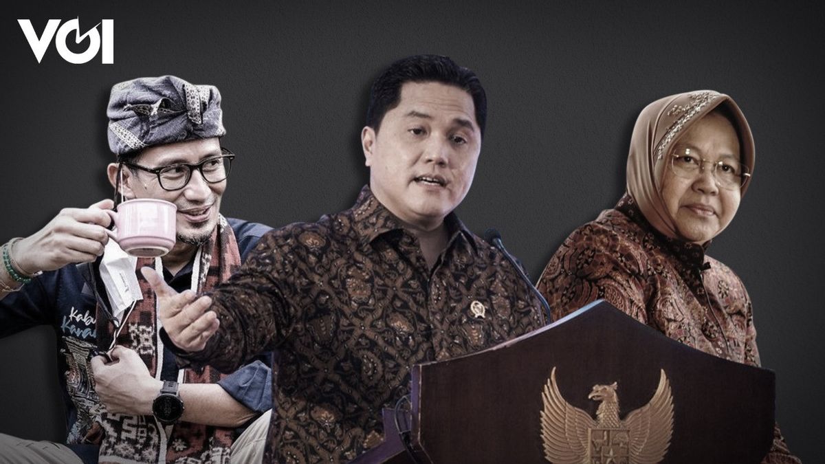 Différent Mais Un Seul Objectif: Personal Branding Erick, Sandi, Risma Qui N’a Pas Réussi à Vaincre Jokowi