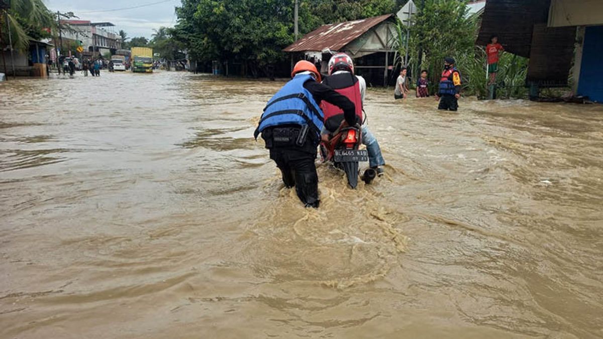 1.853 Warga Aceh Utara Mengungsi Akibat Banjir