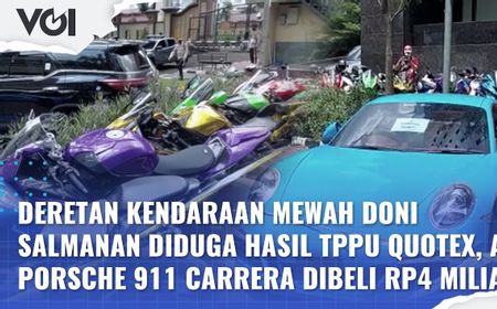 VIDEO: Ini Penampakan Kendaraan Mewah Doni Salmanan yang Disita Bareskrim Polri