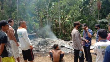 Both Parents Were Gardening, A Paralyzed Child In Gunungsitoli Died As A Result Of His House On Fire