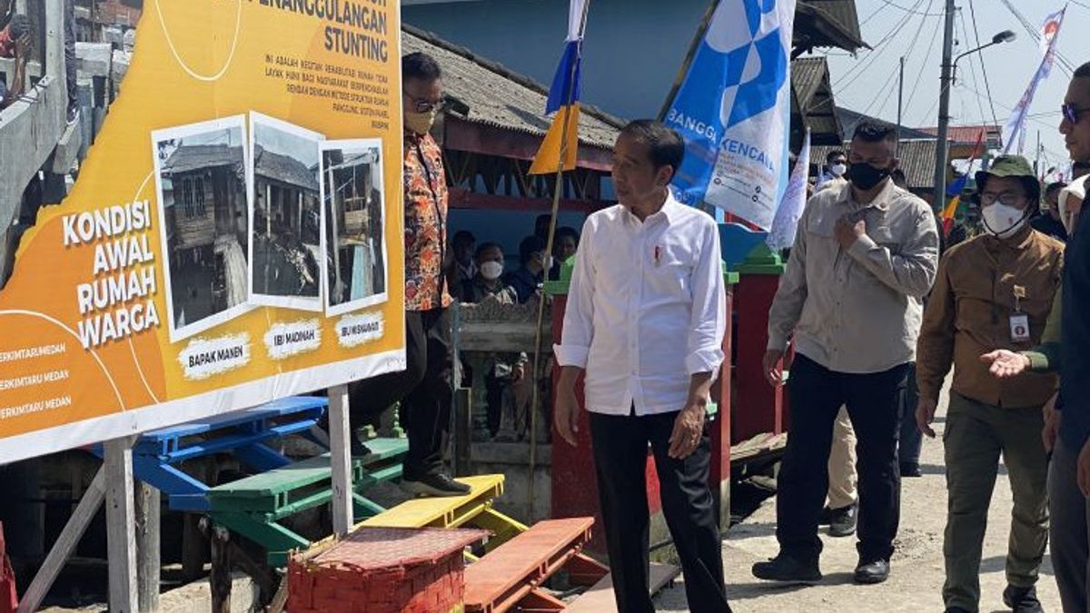 Perbaikan Sanitasi Keluarga Berpotensi Stunting, Jokowi Tinjau Langsung ke Lokasi