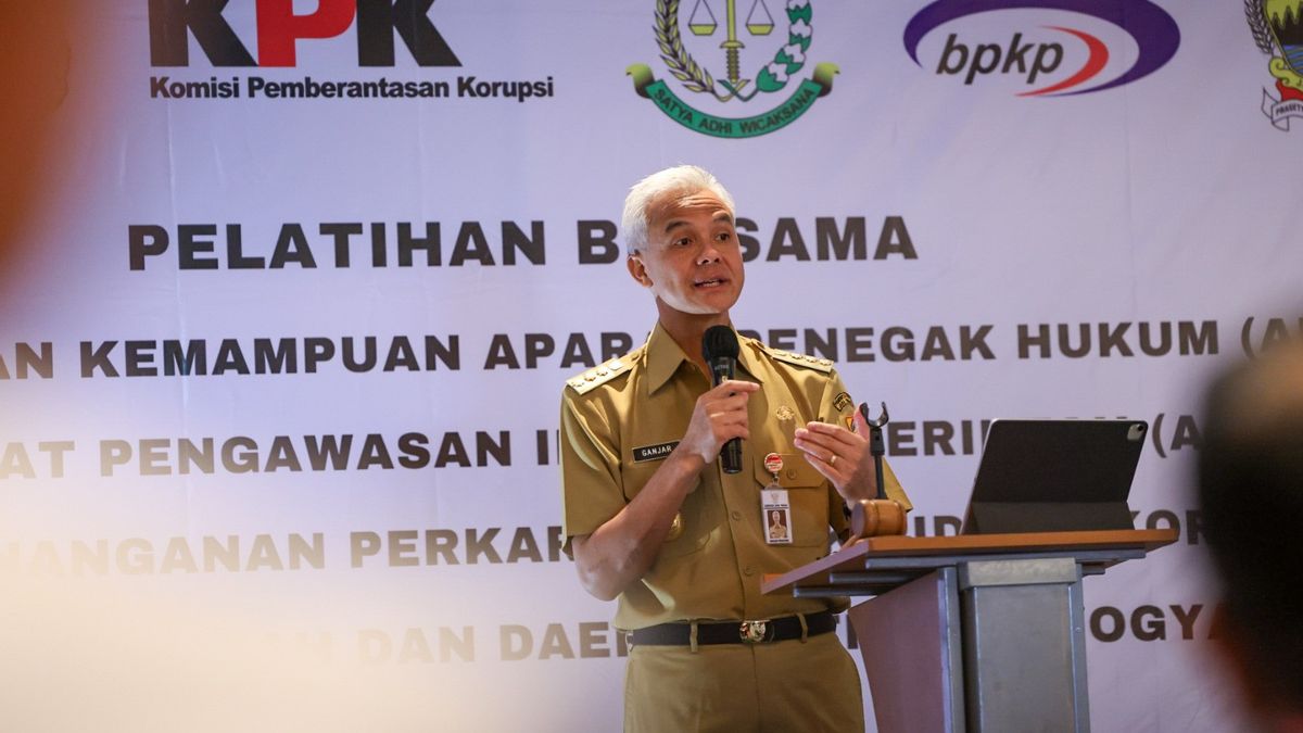 The Story Of The Corruption Mode, Ganjar Encourages APIP To Actively Prevent Corruption