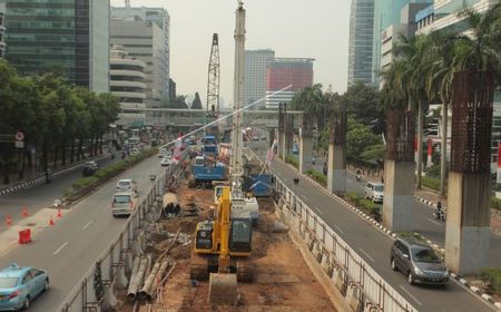 Nasib ‘Fosil’ Tiang Monorel Jakarta yang Mangkrak Berada di Ujung Tanduk