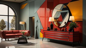 الاعتراف بالتقصي ، أسلوب ديكور المنزل الشجاع والتعبيرية