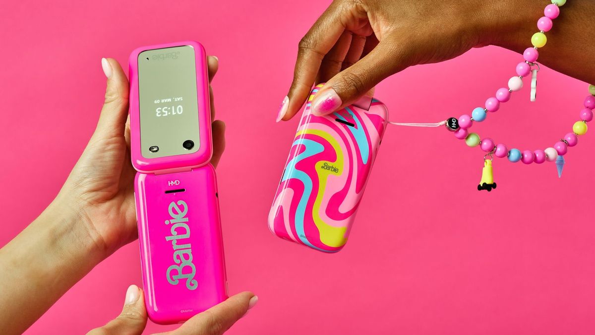 HMD Global Luncurkan Ponsel Barbie Berdesain Retro dalam Kerja Sama dengan Mattel