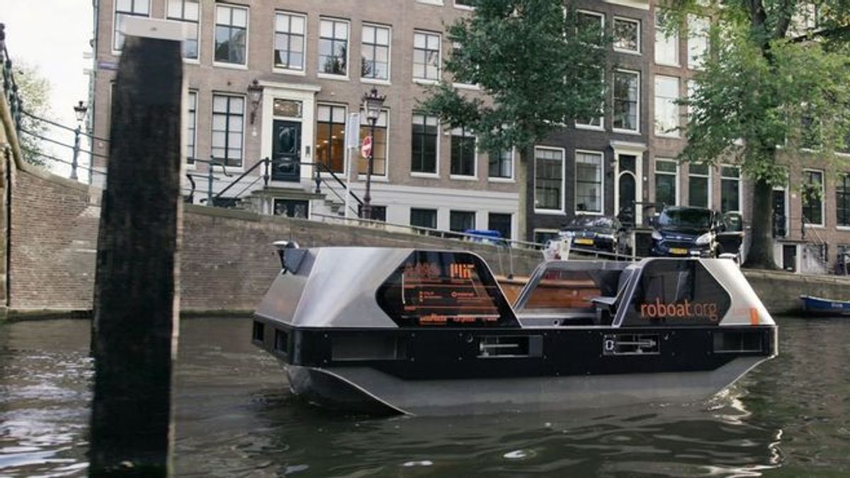 アムステルダム市の試験ロボト、電力と自律ステアリング