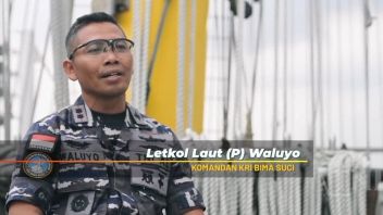 KRI Bima Suci指挥官Laut Waluyo中校的旅程始于一名建筑工人