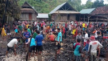 5 Rumah Warga di Desa Sai Bima NTB Ludes Terbakar, Polisi Duga Dipicu oleh Korsleting Listrik