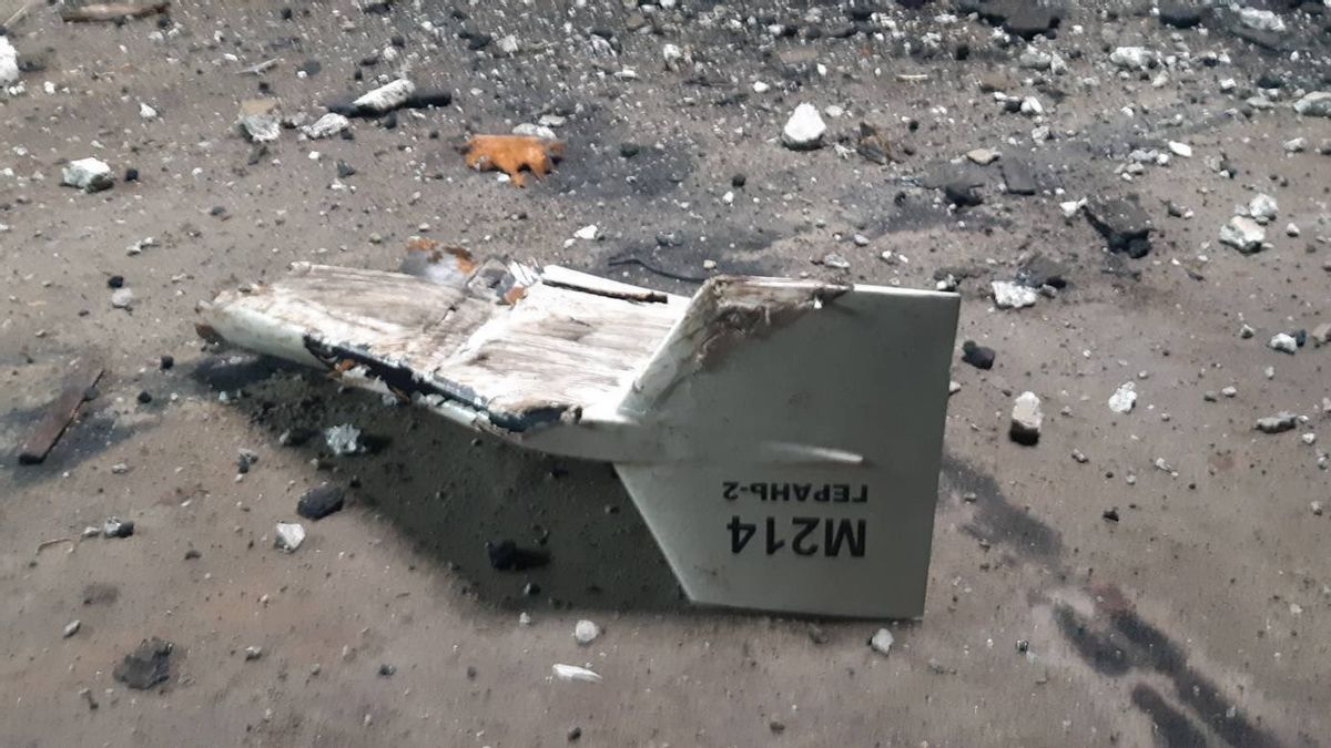 ウクライナは、シャヘド-136型と呼ばれるイラン製のロシア製無人機を撃墜したと主張している
