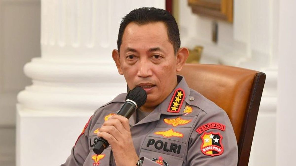 The National Police Chief Checks Information On Cases Of Alleged Extortion Involving KPK Leaders And Minister Of Agriculture SYL