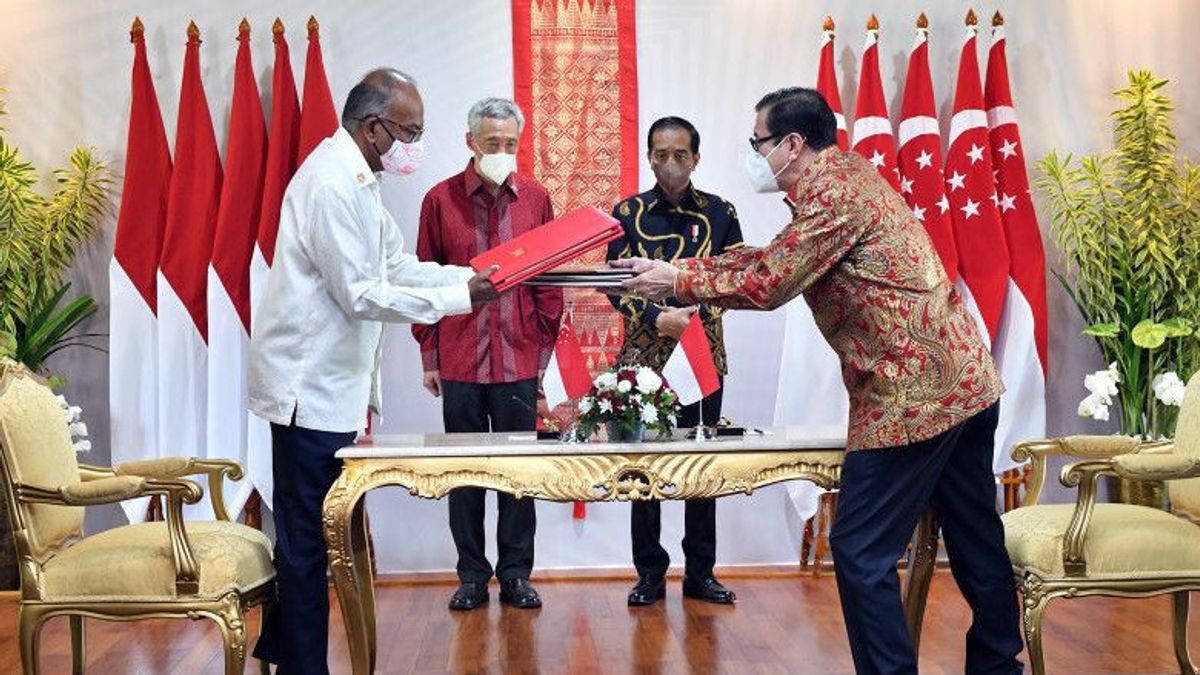 法務人権大臣:インドネシア・シンガポール進歩犯罪人引き渡し条約