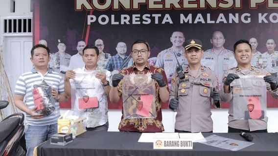 Komplotan Curanmor yang Beraksi di 16 Lokasi di Malang Diringkus Polisi