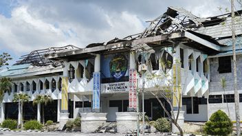 Pasca Kebakaran Kantor Bupati Bulungan, Wagub Ingkong Temui Bupati Syarwani