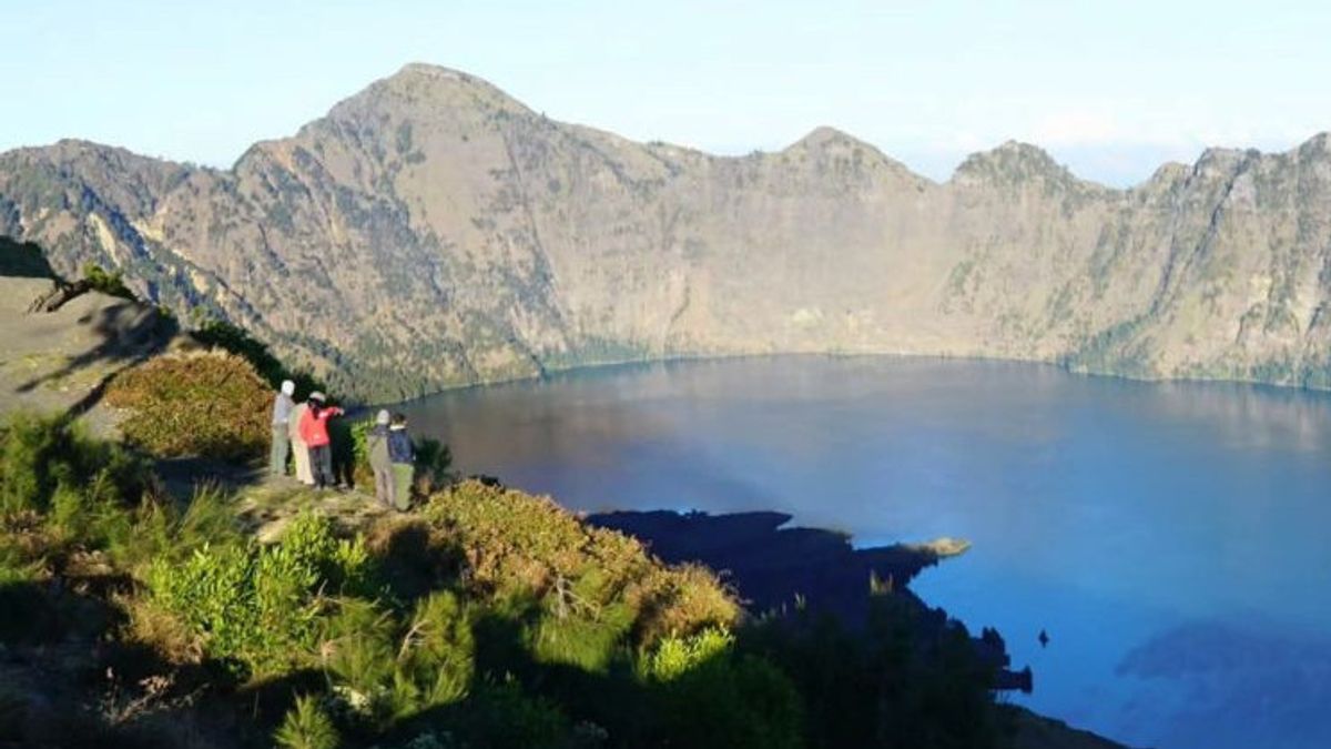 Libur Panjang, Gunung Rinjani visité par 1 505 personnes