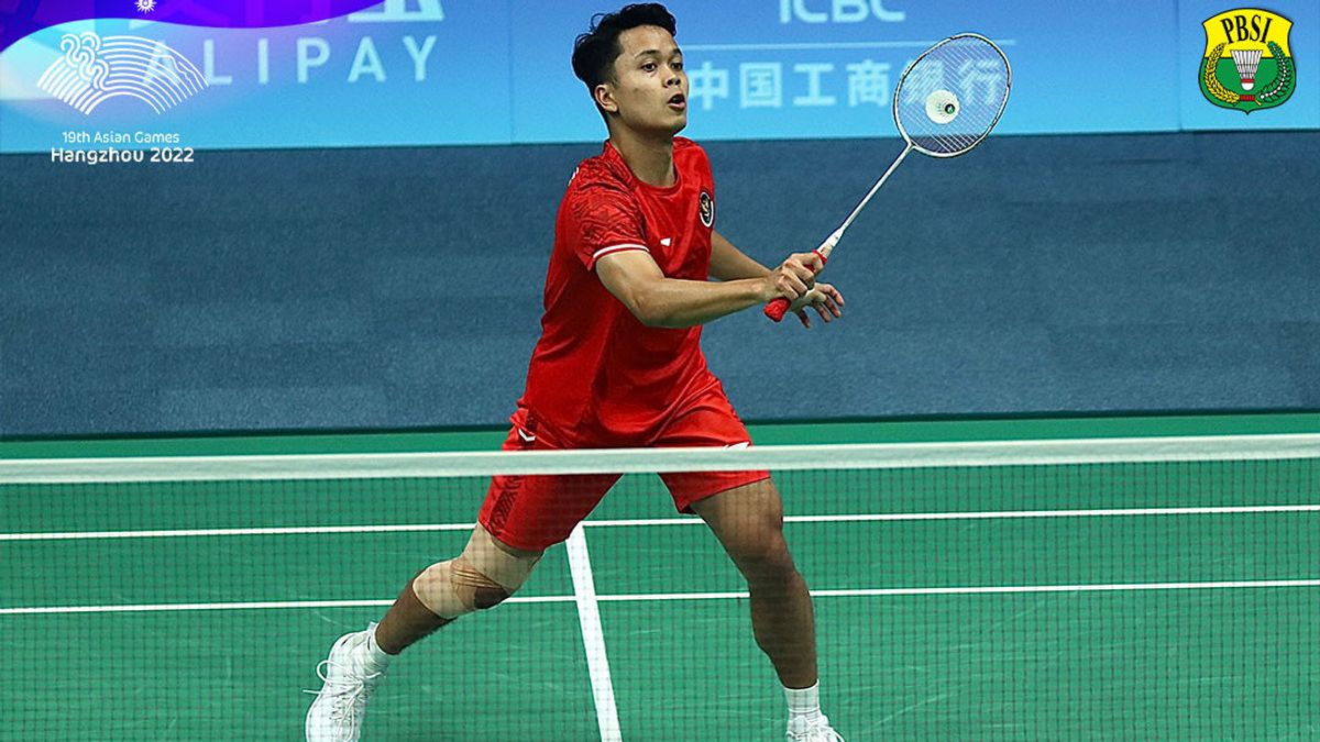 Hasil Bulu Tangkis Asian Games 2023: Anthony Ginting Dapat Tempat di Babak 16 Besar