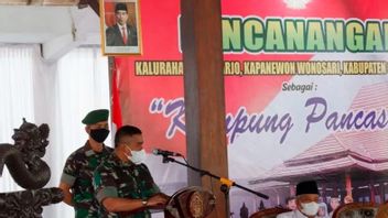 Berita Gunung Kidul: Kodim 0730 Gunung Kidul Canangkan 18 Desa Sebagai Kampung Pancasila