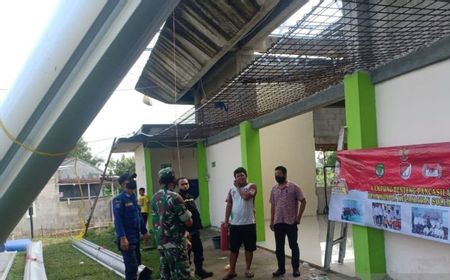 Angin Kencang Rusak 26 Rumah Warga di Perumahan Flamboyan Garden 2 Tangerang