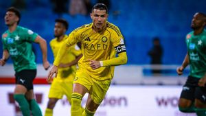 Gol Cristiano Ronaldo Bantu Al Nassr Pertahankan Posisi Puncak Liga Pro Arab Saudi