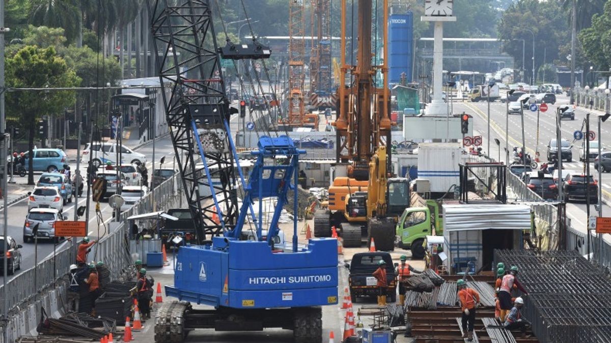 Pembangunan Stasiun MRT Thamrin-Monas Capai 21,3 persen