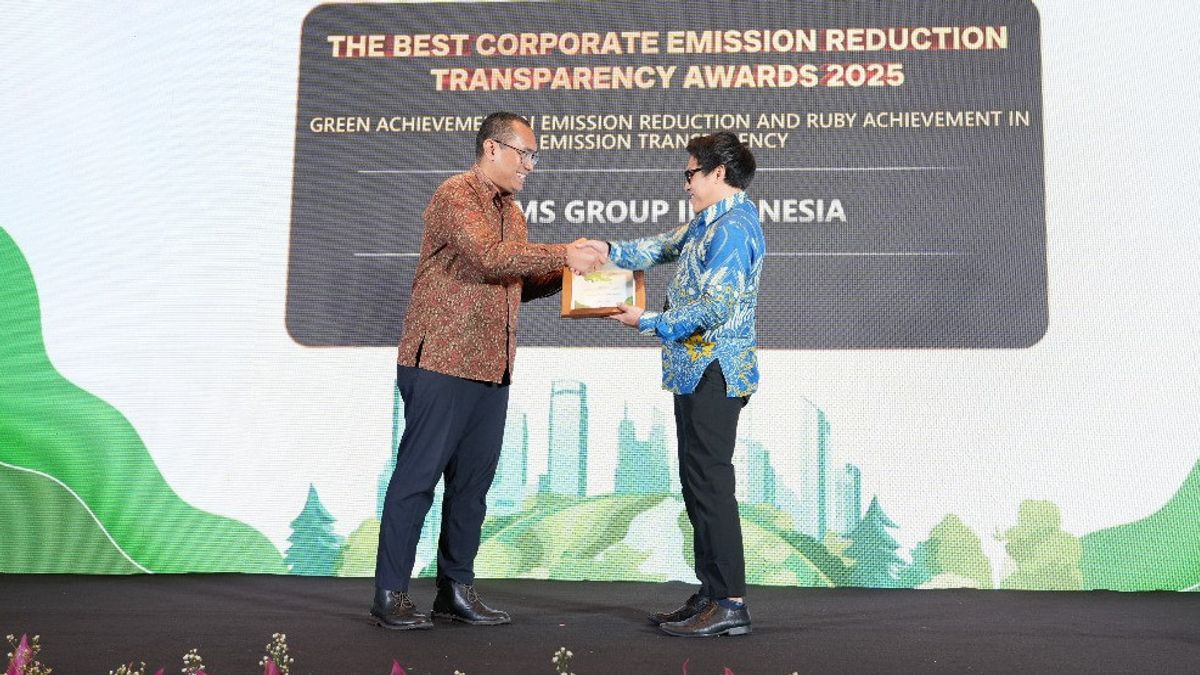 MMS Group Indonesia Raih Penghargaan The Best Corporate Transparency and Emission Reduction Award 2025