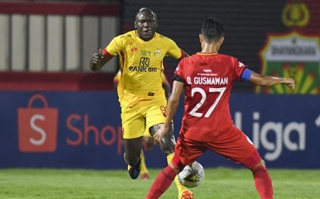 Herman Dzumafo, Juru Selamat The Guardians di Laga Bhayangkara FC Vs Barito Putera