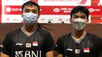 Overthrow Fajar/Alfian In The Top 32 Of Indonesia Masters 2021, Bagas/Fikri Says He's Satisfied