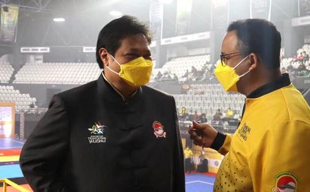 'Keren Jaket Kuningnya', Pujian dari Airlangga untuk Anies Baswedan yang Pakai Jaket Kuning