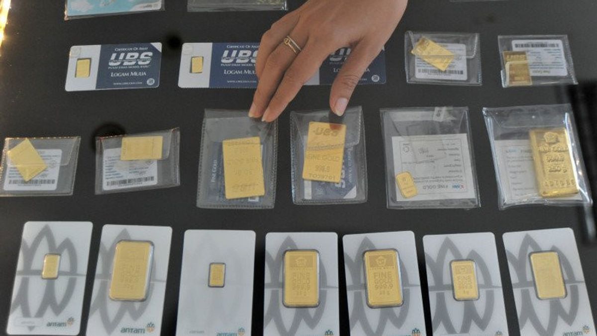 安塔姆的黄金价格跌至每克10.000印尼盾1.019.000