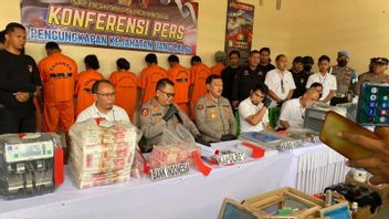 Mesuji Lampung Police Have Arrested 8 Perpetrators Of Counterfeit Money Makers And Dealers, 3 Central People Areburied