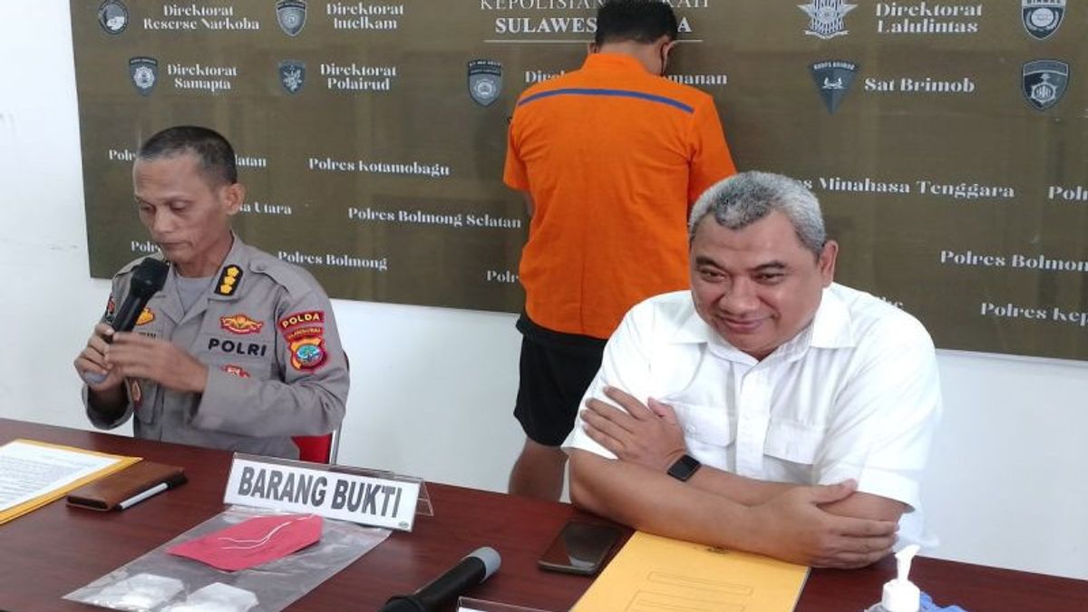 Arrested By Police, Drug Dealers In North Minahasa Claim To Receive Goods From Jakarta